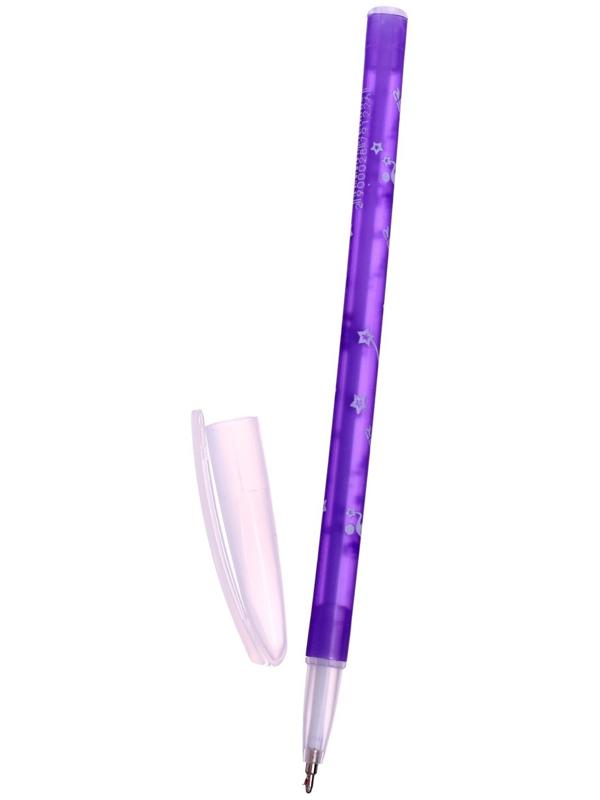 Ручка шариковая синяя, корпус с рисунком, 0,5 мм, МИКС (ЦЕНА ЗА 1 ШТУКУ)