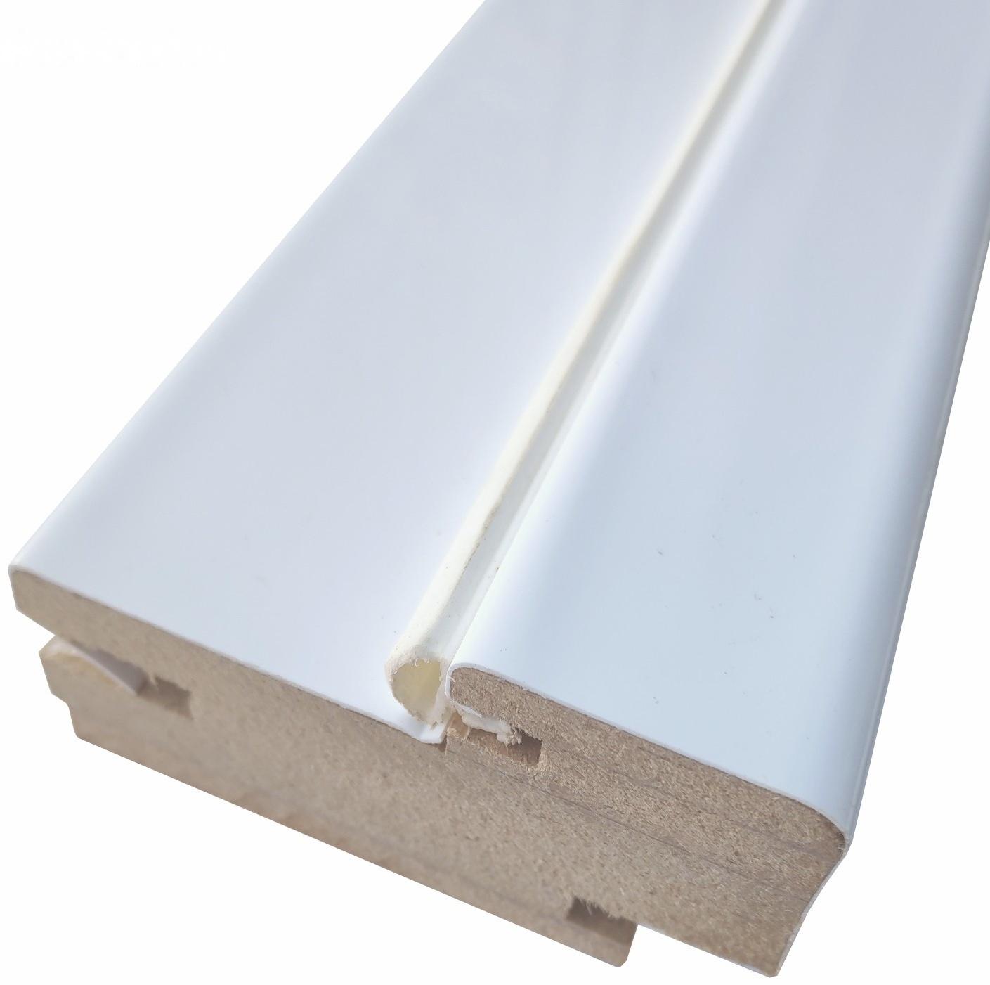 Коробка телескопическая, 2100 × 70 × 32 мм, ПВХ, цвет белый бархат