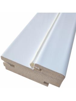 Коробка телескопическая, 2100 × 70 × 32 мм, ПВХ, цвет белый бархат