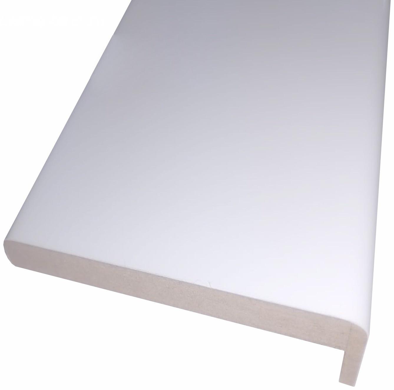 Наличник телескопический, 2185 × 80 × 10 мм, ПВХ, цвет белый бархат