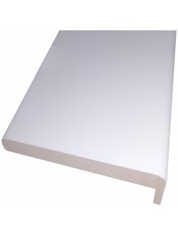 Наличник телескопический, 2185 × 80 × 10 мм, ПВХ, цвет белый бархат