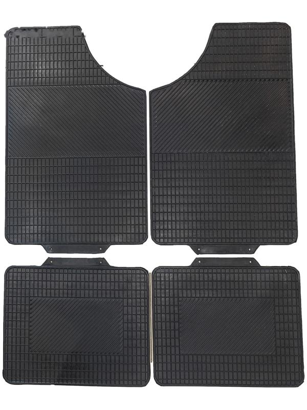Коврики автомобильные Skyway 013, 4 предмета, резиновый,черный, S01704013