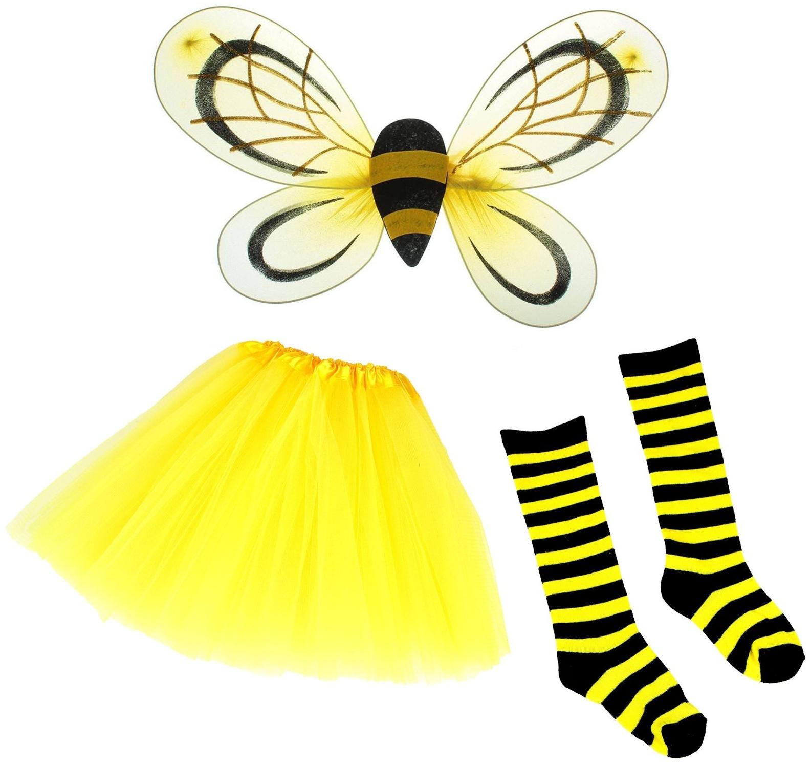 Карнавальный набор «Пчёлка», крылья, юбка
