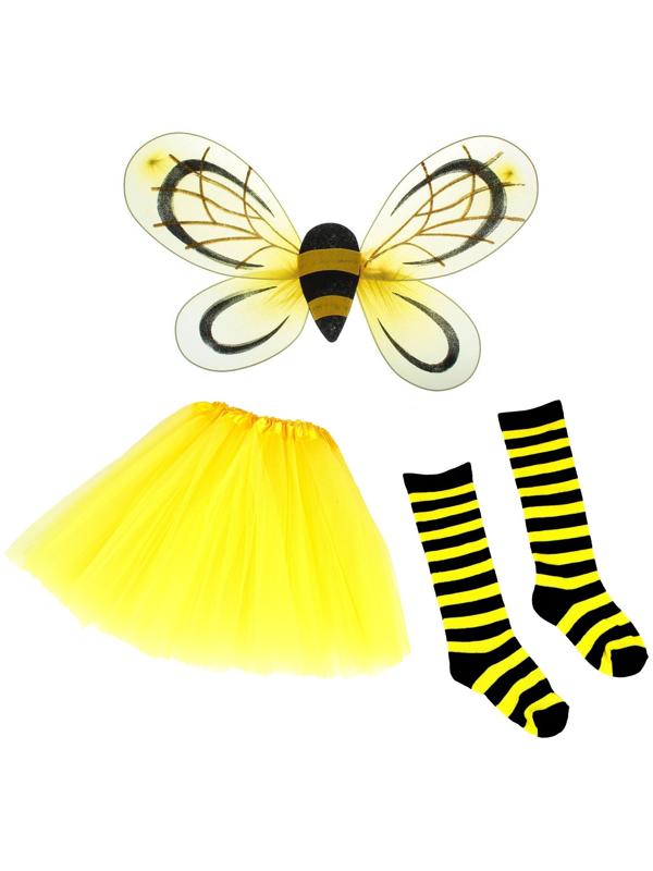 Карнавальный набор «Пчёлка», крылья, юбка