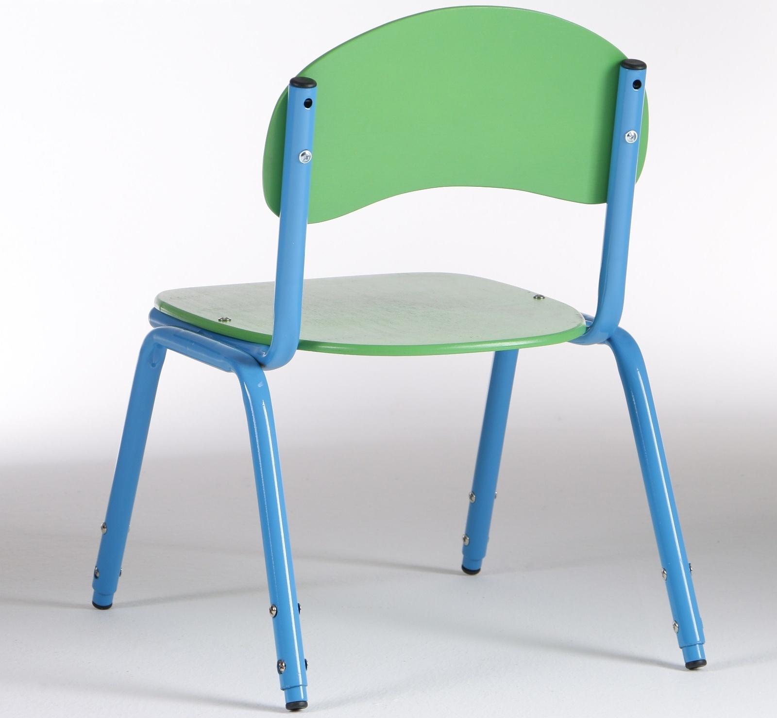 Стул детский штабелируемый Сема гр.1-3, Зеленый/Синий