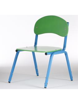 Стул детский штабелируемый Сема гр.1-3, Зеленый/Синий