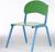 Стул детский штабелируемый Сема гр.1-3, Зеленый/Синий