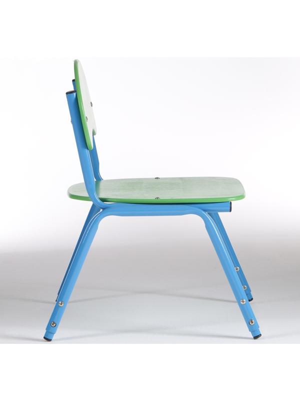 Стул детский штабелируемый Сема гр.1-3, Зеленый/Синий