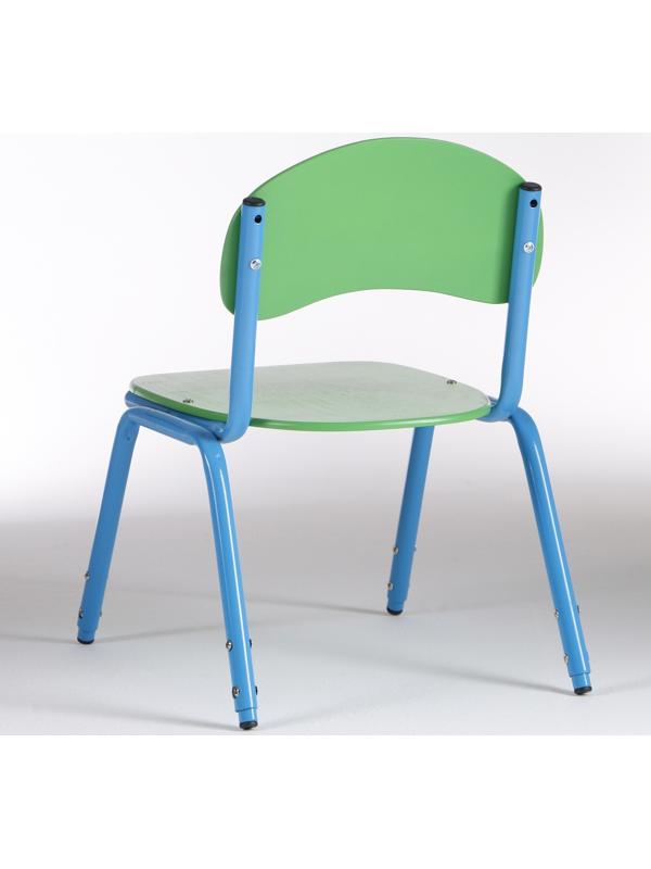 Стул детский штабелируемый Сема гр.1-3, Зеленый/Синий