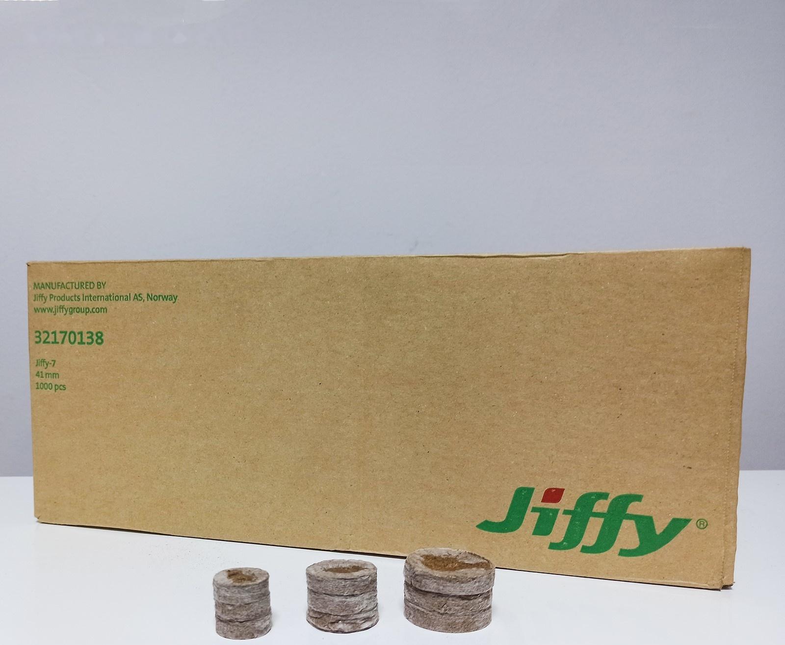 Таблетки торфяные, d = 3,3 см, с оболочкой, набор 2 000 шт., Jiffy-7