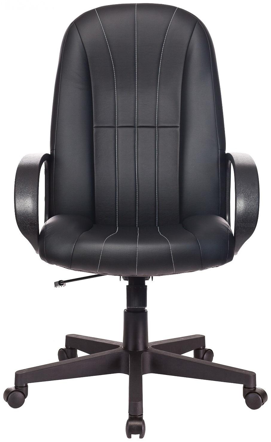 Кресло руководителя  T-898/#B черный,  искусственная кожа