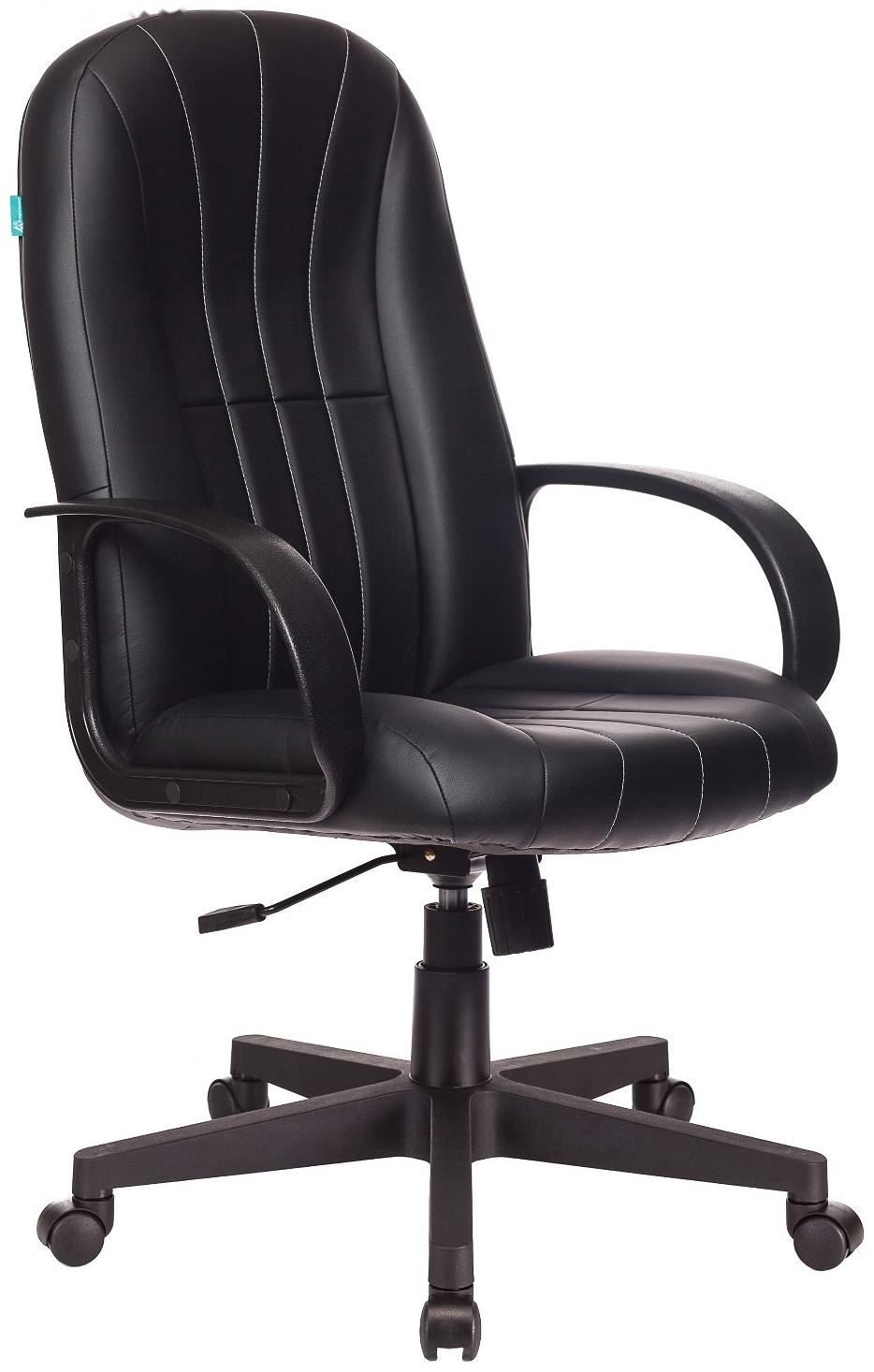 Кресло руководителя  T-898/#B черный,  искусственная кожа