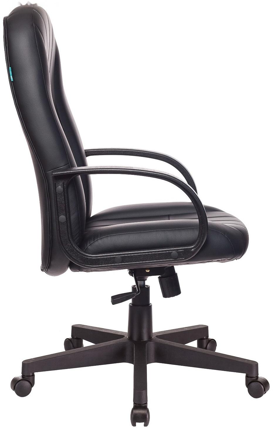 Кресло руководителя  T-898/#B черный,  искусственная кожа