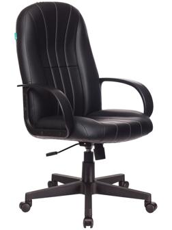 Кресло руководителя  T-898/#B черный,  искусственная кожа