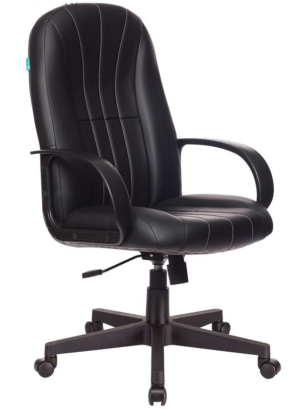 Кресло руководителя  T-898/#B черный,  искусственная кожа