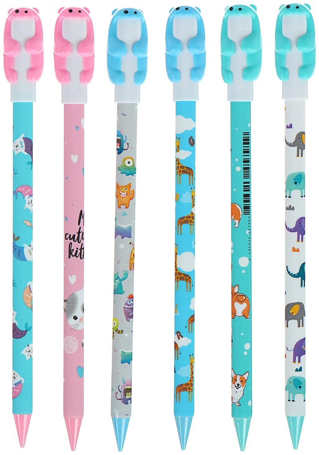 Карандаш механический 0,5 мм JoyGraphix «Обнимашки», НВ, пластиковый корпус, МИКС