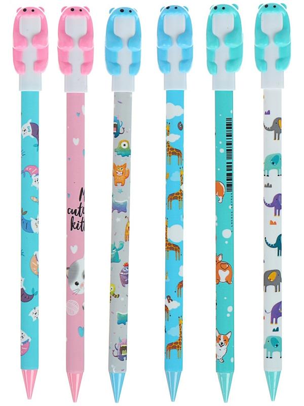 Карандаш механический 0,5 мм JoyGraphix «Обнимашки», НВ, пластиковый корпус, МИКС