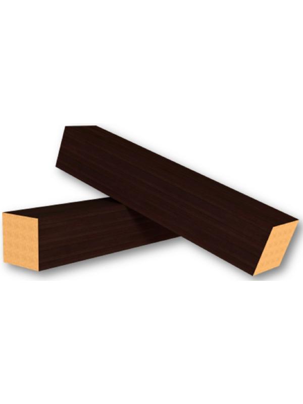 Столбик для напольного плинтуса МДФ  Венге, упаковка 6 штук