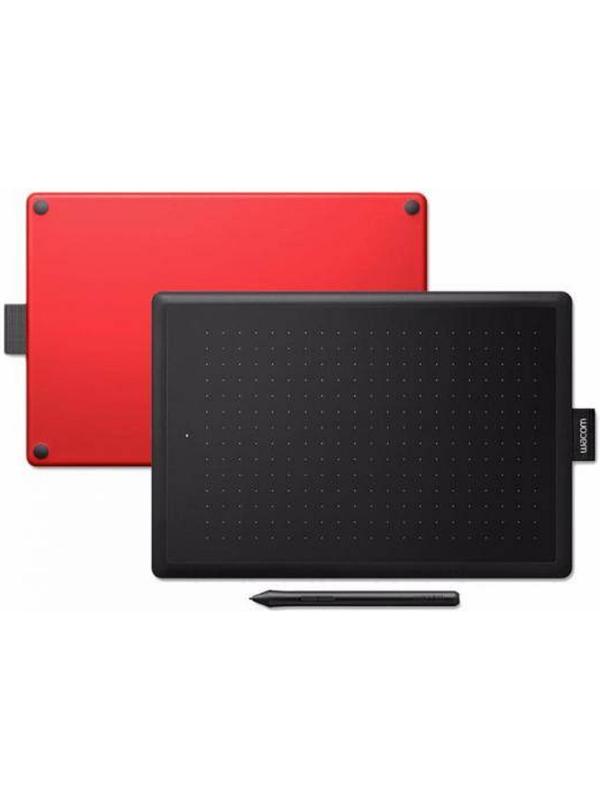 Графический планшет Wacom One CTL-472, USB, черно-красный
