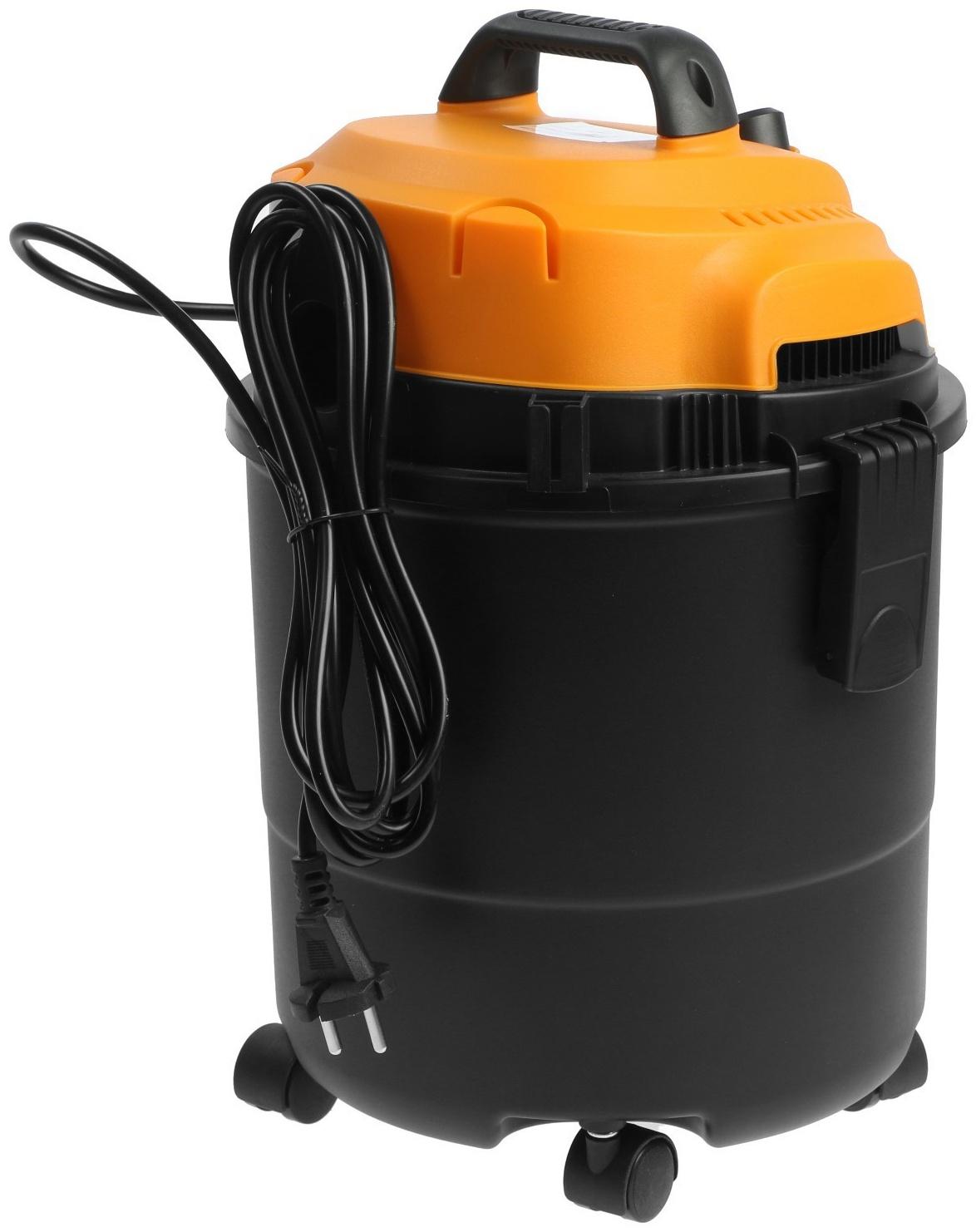 Пылесос DEKO DKVC-1400-15P 015-0033, 220 В, 1.2 кВт, 15 л, корпус пластик