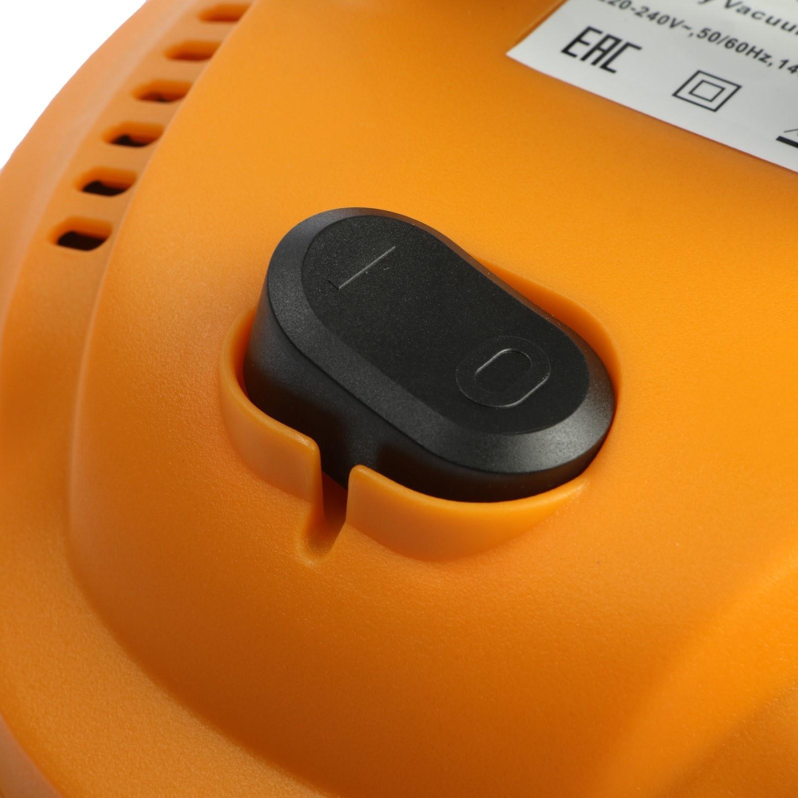 Пылесос DEKO DKVC-1400-15P 015-0033, 220 В, 1.2 кВт, 15 л, корпус пластик