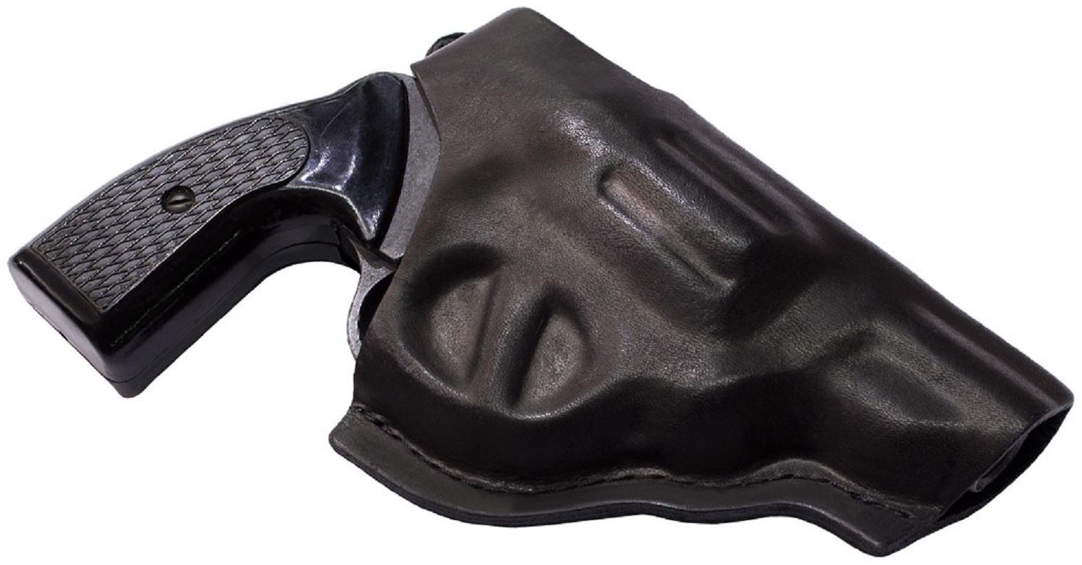 Кобура поясная формованная, под РГ, кожаная, микс цветов