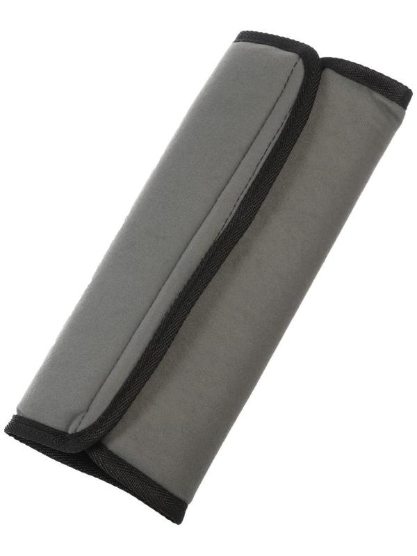 Накладка подушка на ремень безопасности, серая