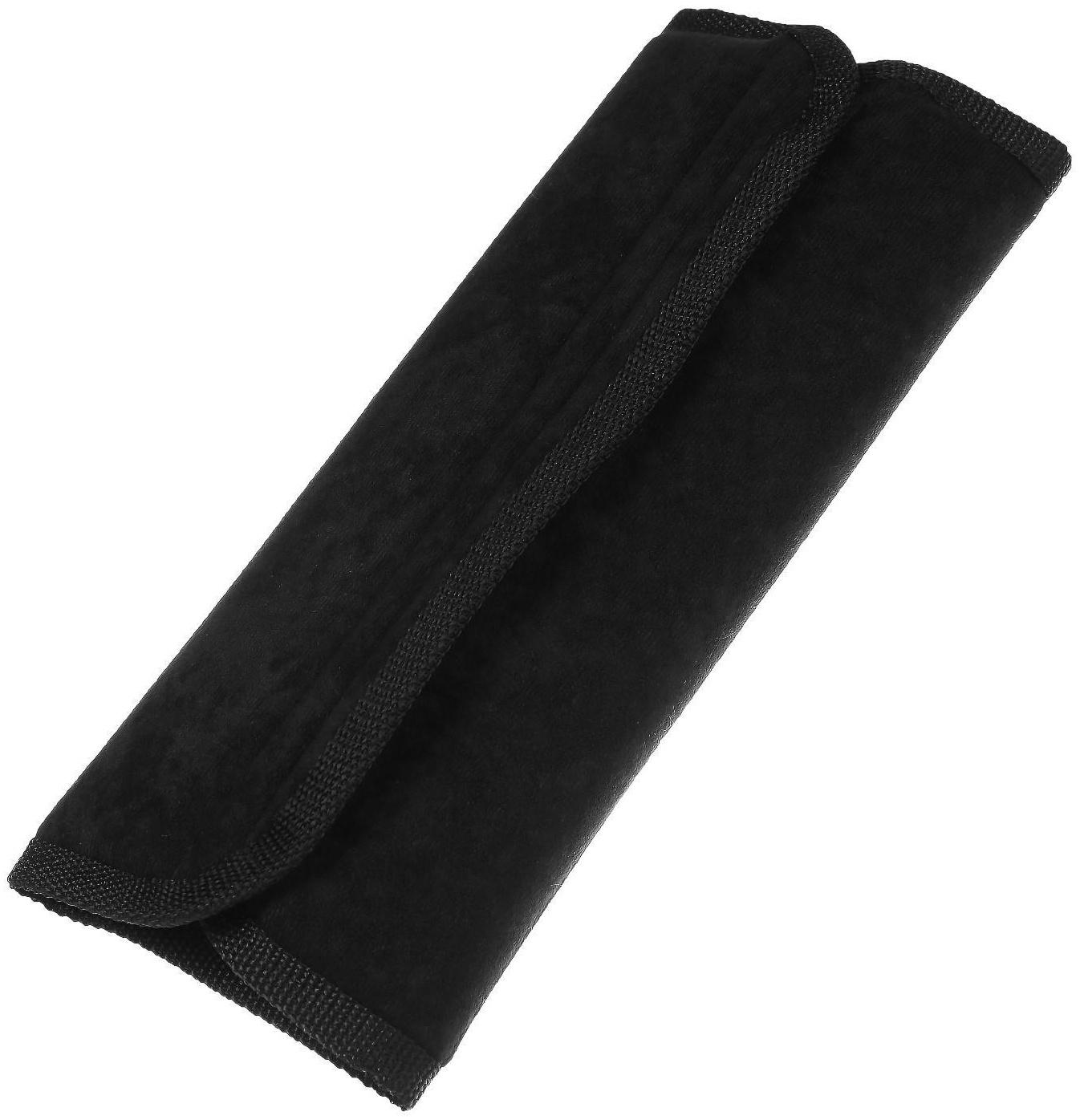 Накладка подушка на ремень безопасности, черная