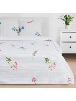 Постельное бельё Этель 1.5 сп Wild flowers 143*215 см,150*214 см, 70*70 см 2 шт