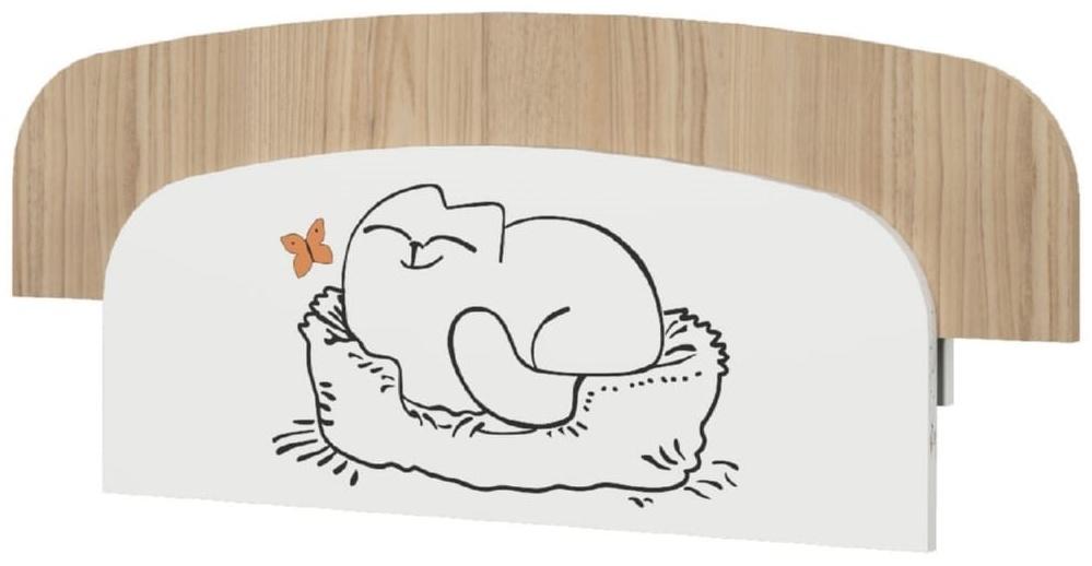 Бортик защитный «Кот», 900 × 48 × 380 мм, цвет туя светлая