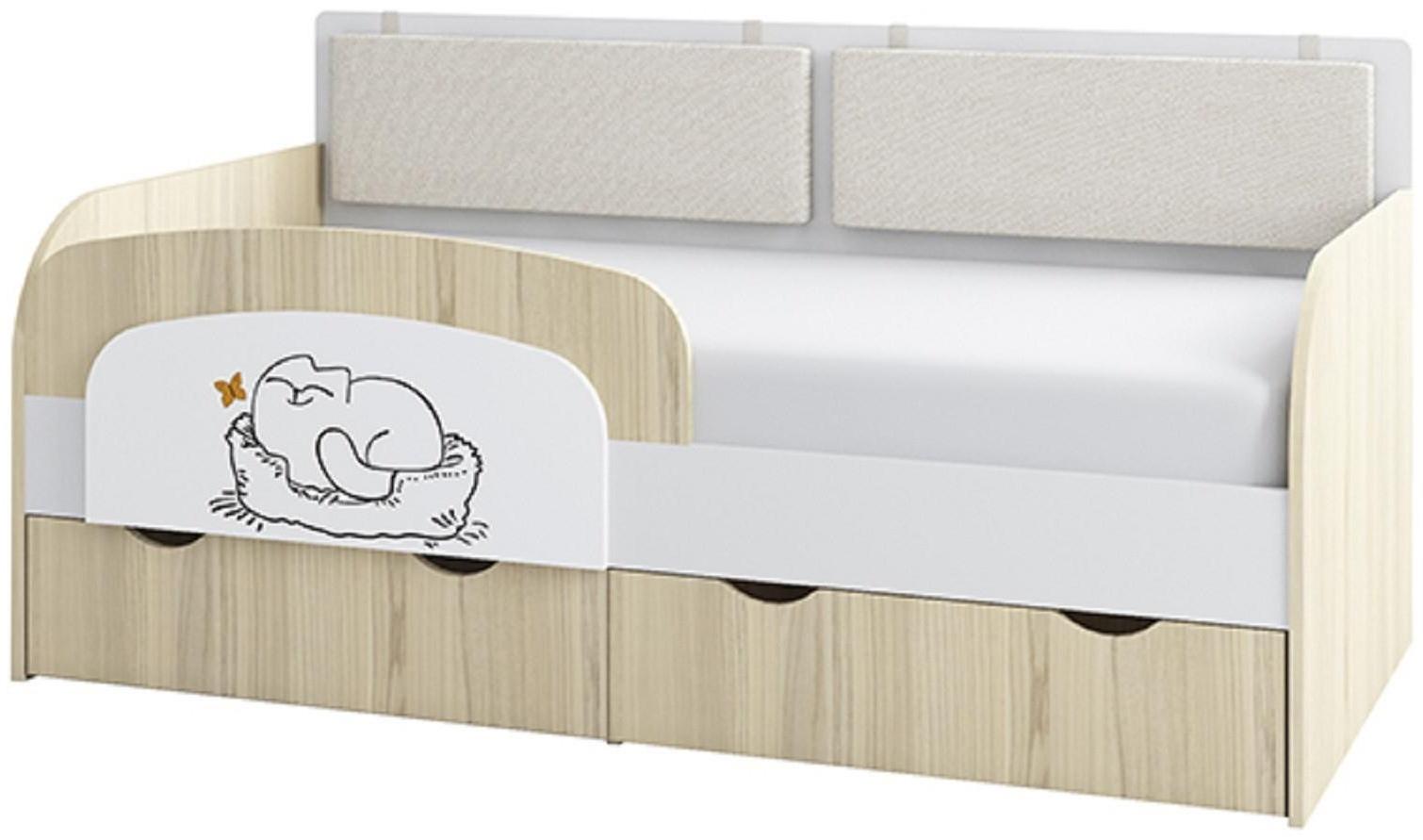 Бортик защитный «Кот», 900 × 48 × 380 мм, цвет туя светлая