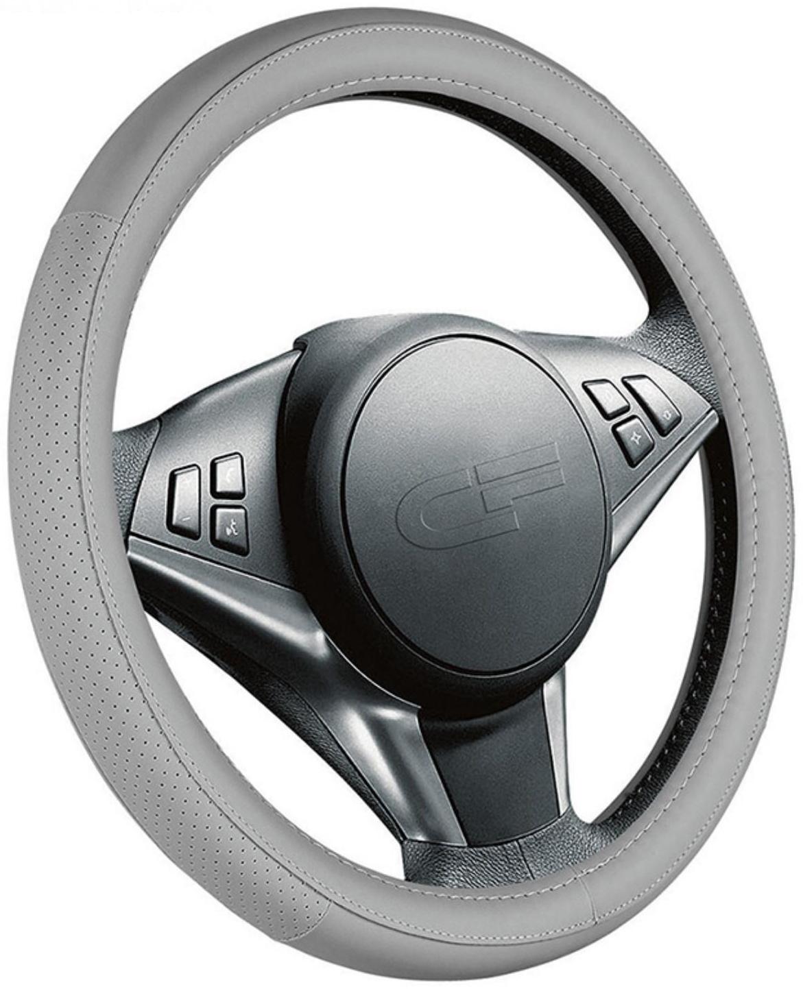 Оплетка Day, экокожа, серый