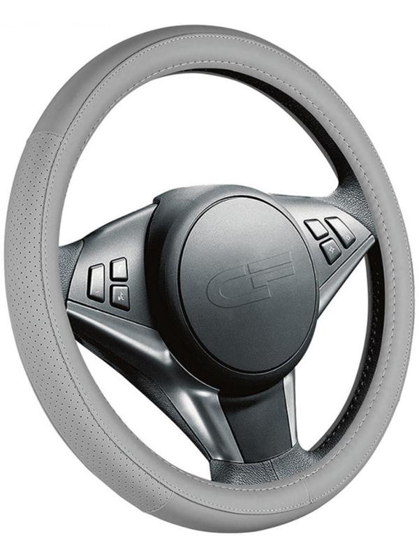 Оплетка Day, экокожа, серый