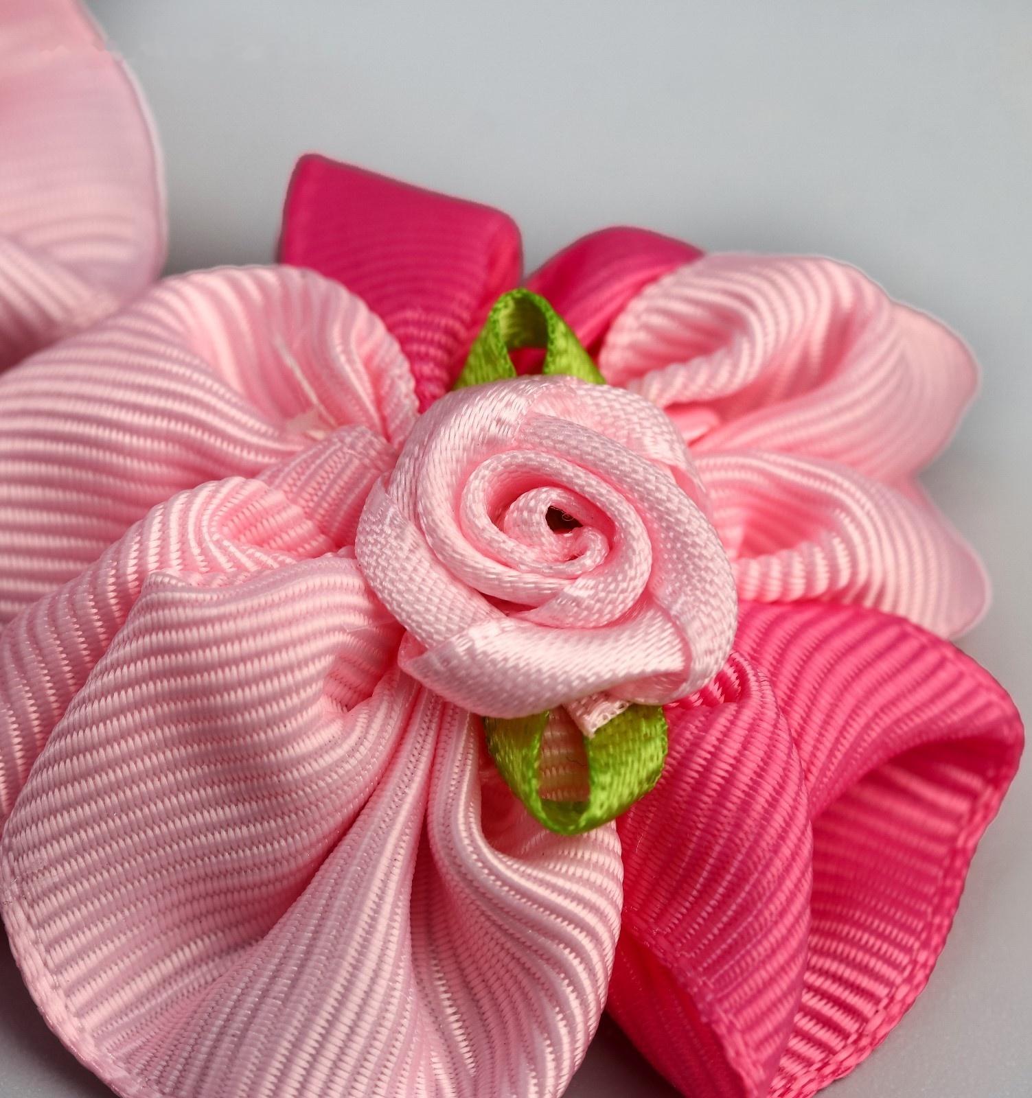 Набор заколок-розочек, Маша и Медведь, 2 шт  МИКС