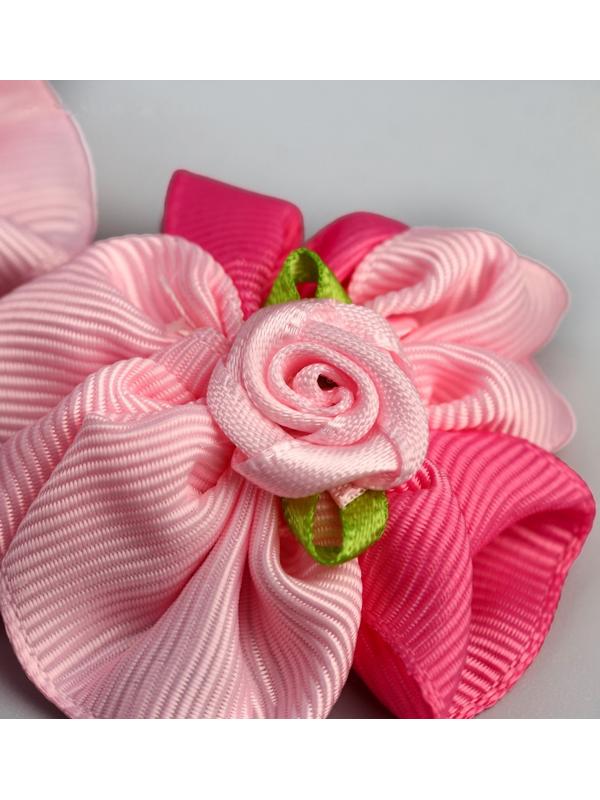 Набор заколок-розочек, Маша и Медведь, 2 шт  МИКС