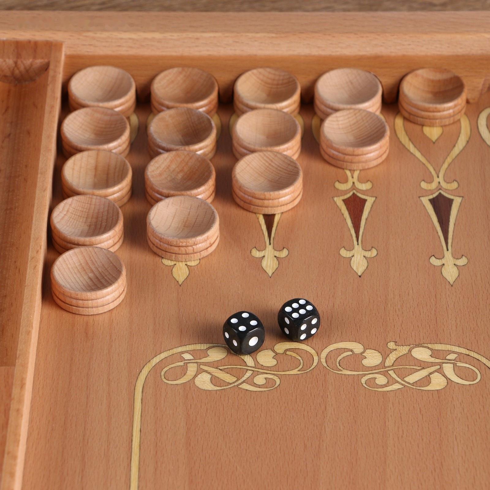 Нарды резные 