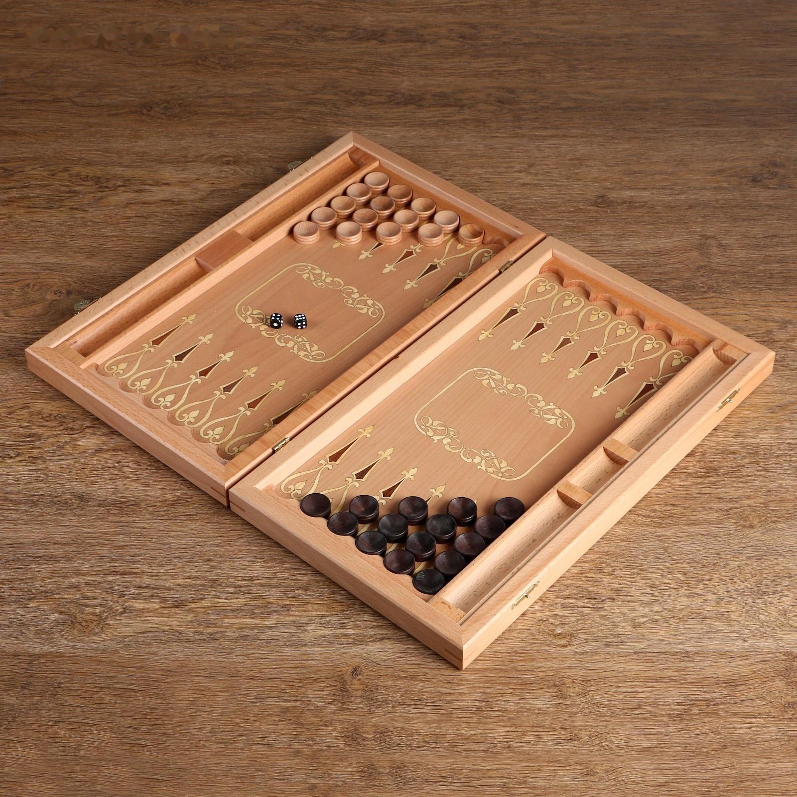 Нарды резные 