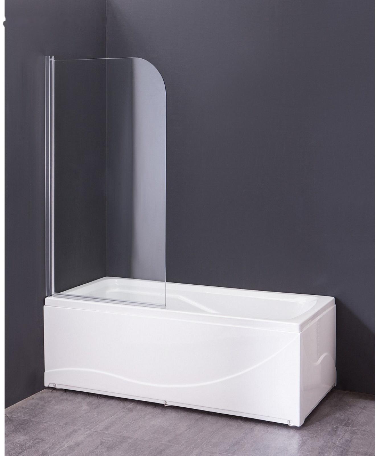 Душевая шторка Loranto CS-F01, 120 x 65 см, прозрачное стекло 6 мм