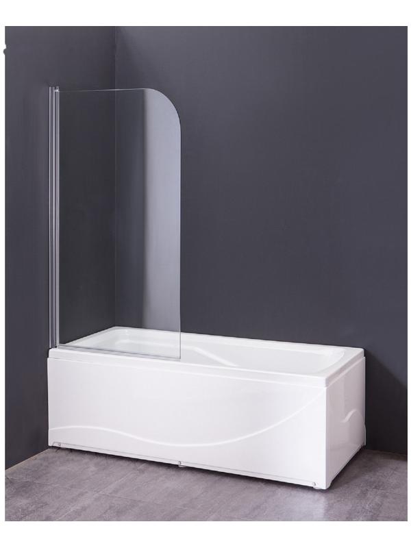 Душевая шторка Loranto CS-F01, 120 x 65 см, прозрачное стекло 6 мм