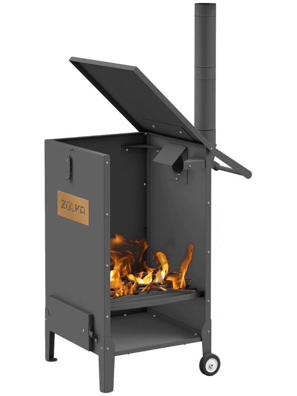 Печь для сжигания мусора ZOLKA, 198 х 60 х 95 см