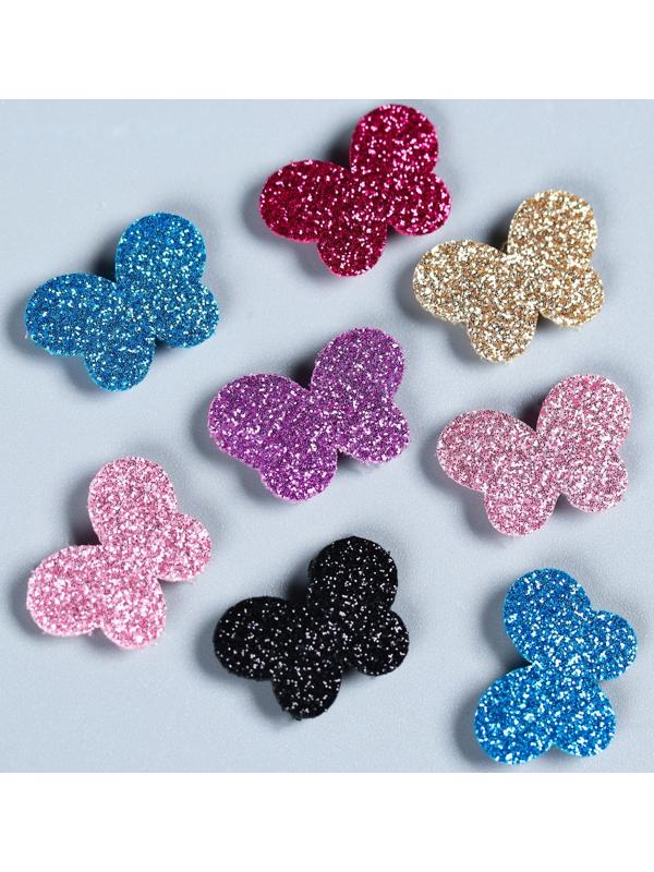 Заколки для волос «Липучки», бабочки, 8 шт., ВИНКС