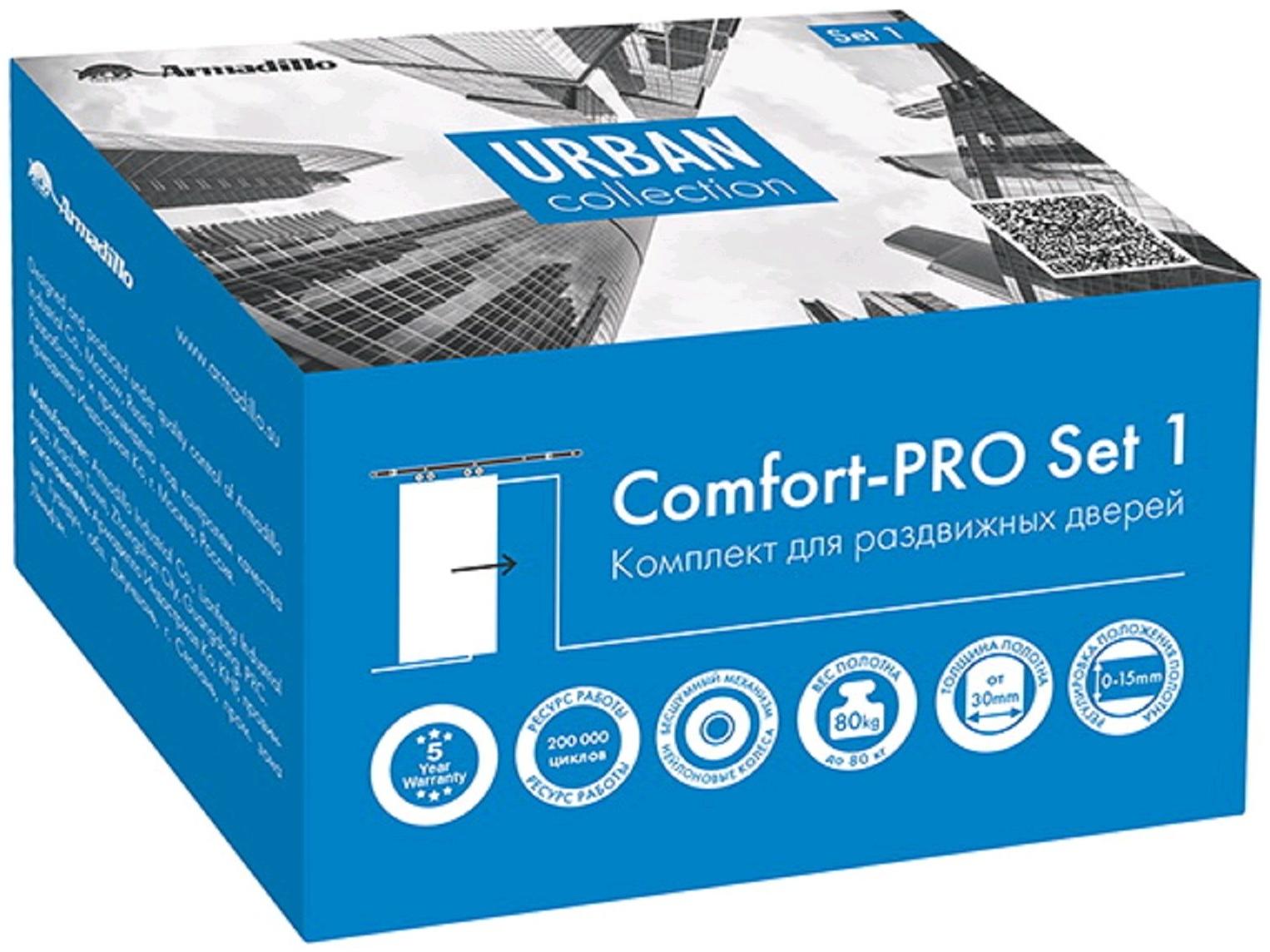 Комплект для раздвижных дверей Comfort - PRO SET 1.rollers.80.CFA170
