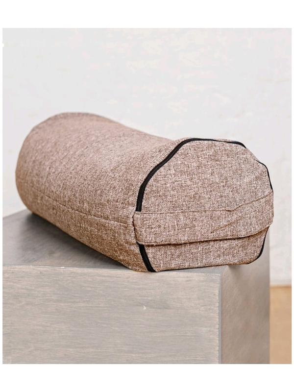 Болстер валик, 60х22 см, цвет коричневый