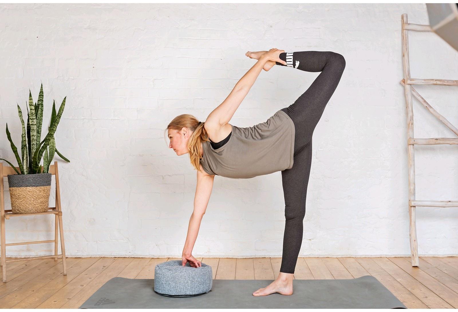 Болстер круглый, 33х16 см, цвет серый