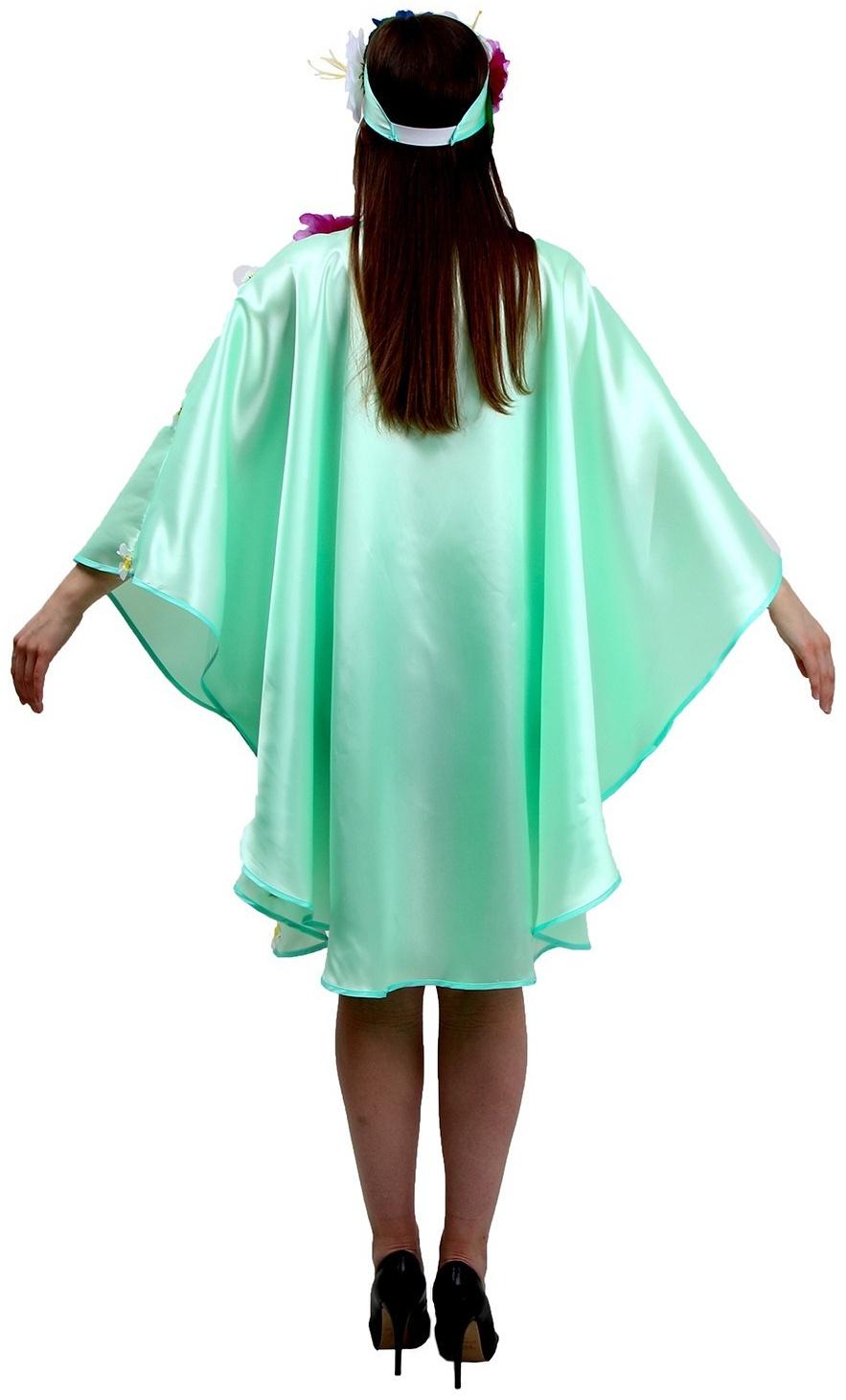 Карнавальный костюм «Весна», взрослый, платье, головной убор