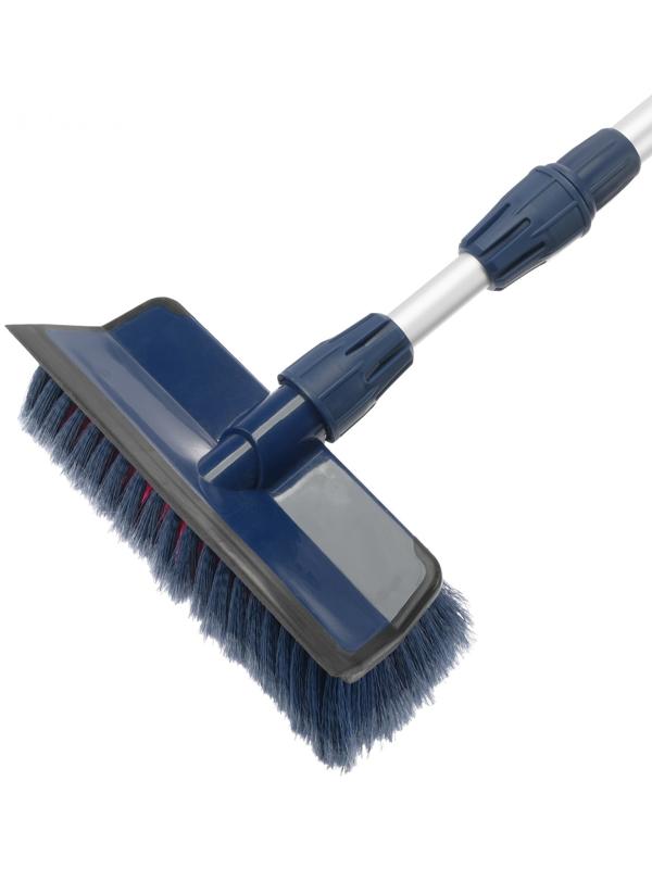 Щётка для мытья City Up СU-617 165 см, телескопическая, водосгон, с краном