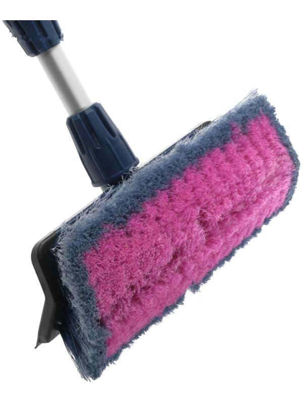 Щётка для мытья City Up СU-617 165 см, телескопическая, водосгон, с краном