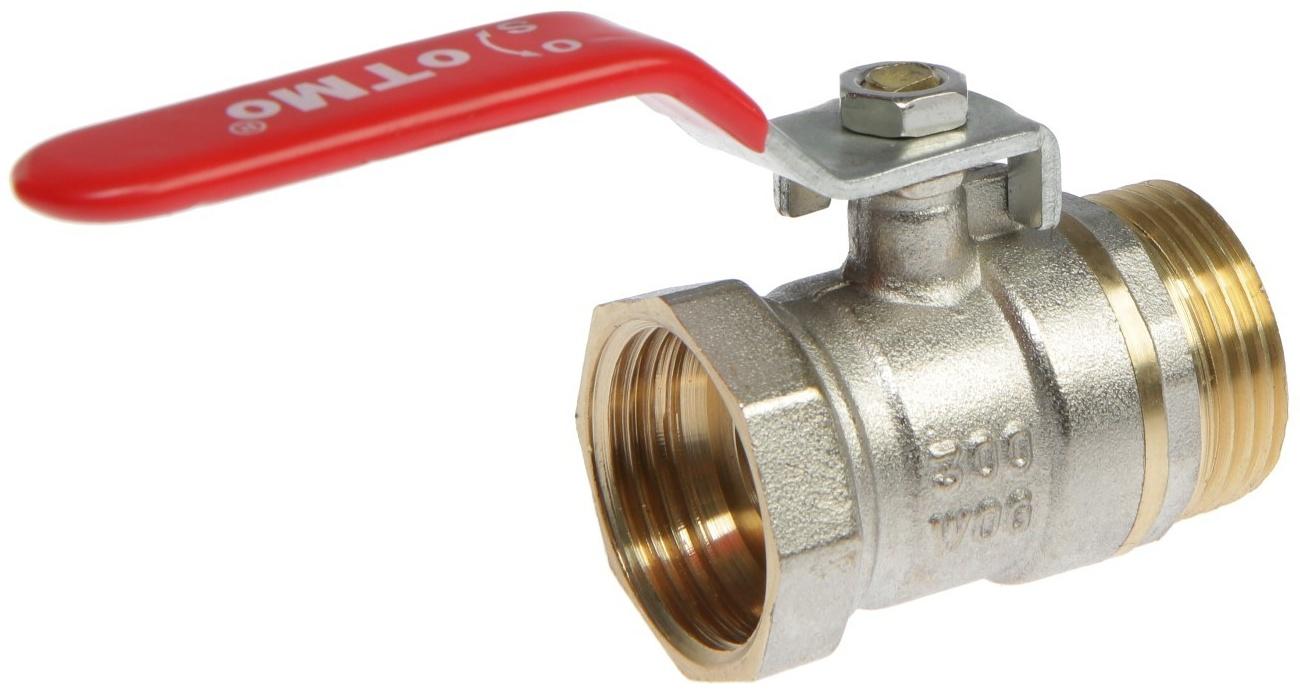 Кран шаровой OTMO, внутренняя/наружная резьба 1