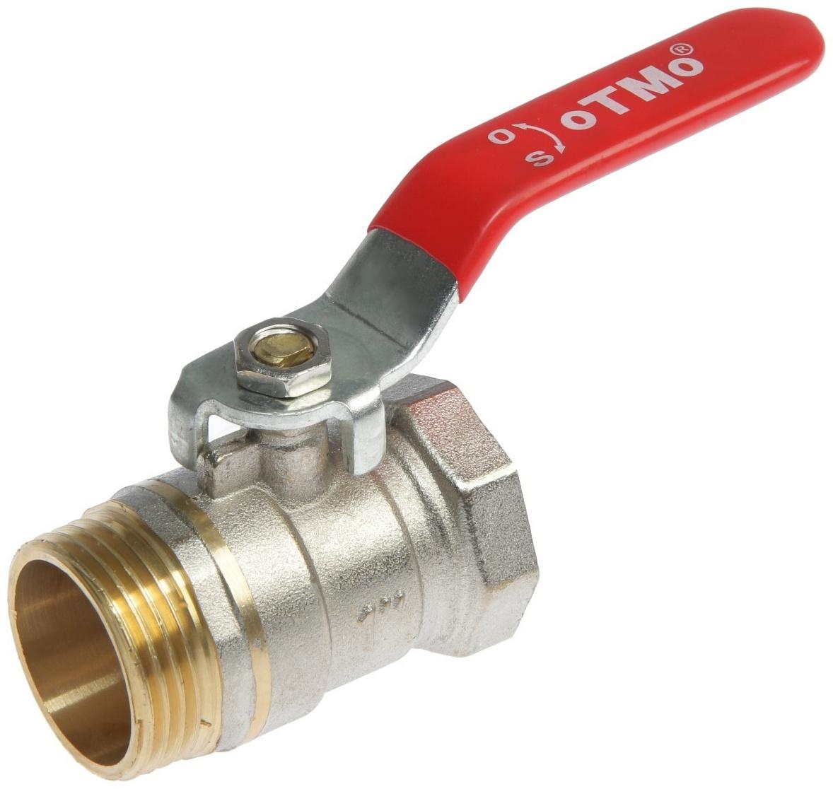 Кран шаровой OTMO, внутренняя/наружная резьба 1
