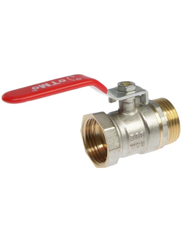 Кран шаровой OTMO, внутренняя/наружная резьба 1